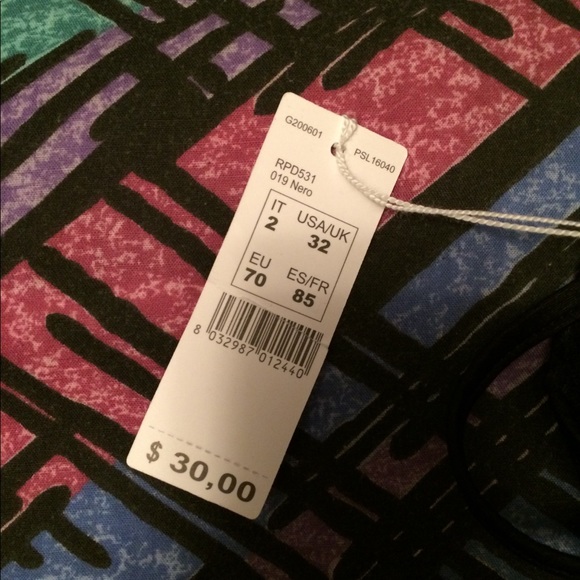 INTIMISSIMI Black Bra Bow Size 34B - Picture 6 of 8